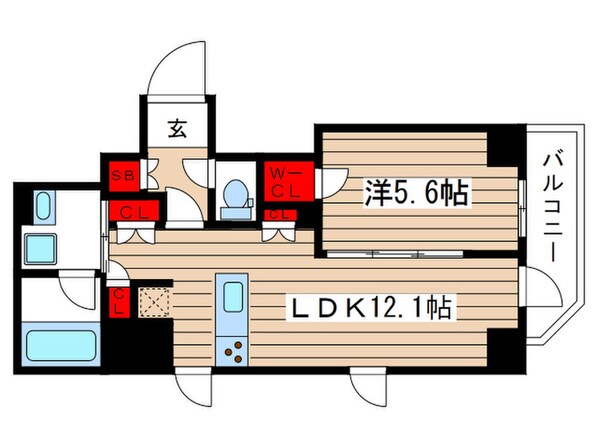 ジオエント御徒町の物件間取画像